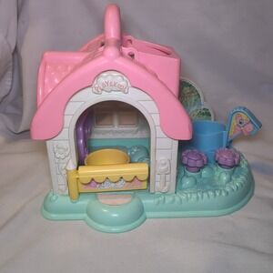 1990 Playskool Busy Lil Girl Dollhouse Missing Roof Lid 12"x10"x8"